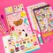 Journaling Kit with Gel Pens, Stickers, Sticky Notes, and Gems (Journaling Set)